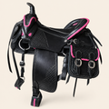 Silla Chaparral Negra con Fuscia